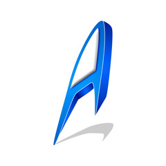 3d A Logo