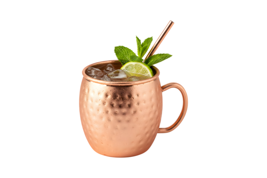 Moscow Mule served in a Copper Mug
