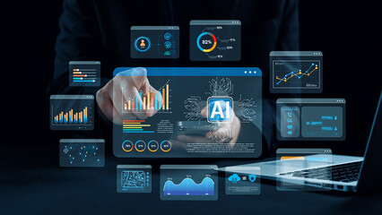 AI Assistant Brain Processor with LLM Technology, Big Data, Machine Learning, Generative AI for Business Support, Future Agentic AI Technology and Artificial Intelligence Prompt Engineering. Elide