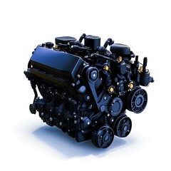 Fototapeta premium High-Quality Engine Component for Automotive Engineering and Design Use