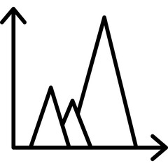 Line Graph Growth Chart Illustration