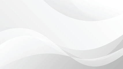 White background wave curve shape soft flow modern business wallpaper