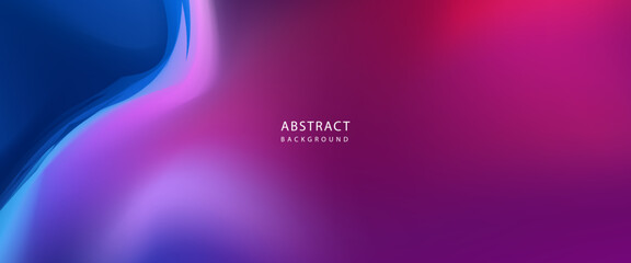 Colorful Abstract Gradient Wave with Neon Flow