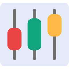 Candlestick Chart Graphic Illustration