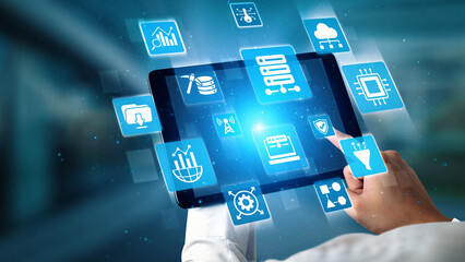 Concept of big data processing and analysis using big data architecture enables insights, big data...