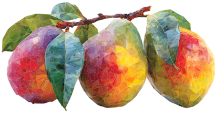 watercolor illustration of fresh fruits isolated on white background 