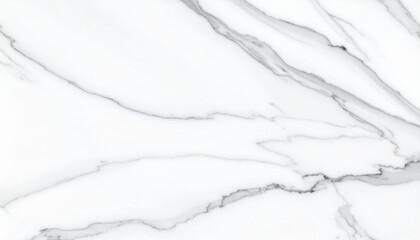 Obraz premium Elegant white marble texture with abstract gray veining, perfect for interior design