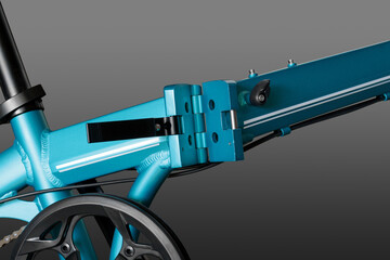 Folding bicycle frame.