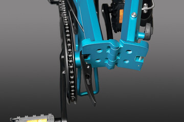 Folding bicycle frame.