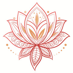 Serene Blooming Flower Stock Graphic
