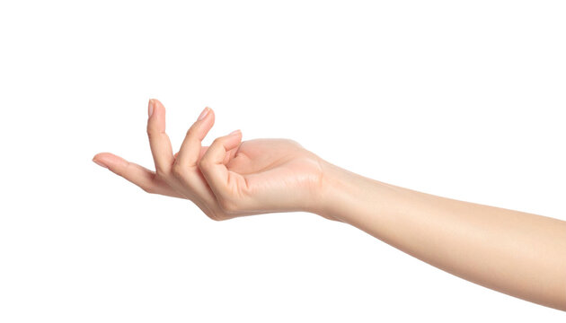 A hand displaying a gesture with fingers, capturing elegance and grace. The fingers are delicately poised, suggesting openness and communication. The image conveys a sense of invitation, offering.