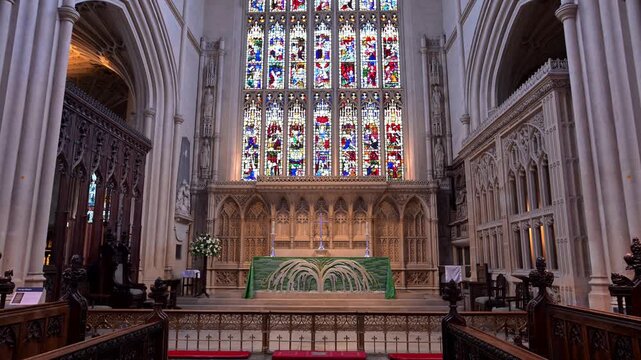 Bath Abbey High Alter.