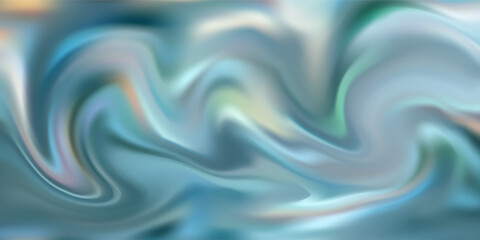 Abstract pastel turquoise fluid background with smooth flowing waves, soft marble texture,
