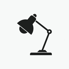 table lamp vector icon silhoutte template