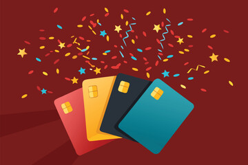 -credit-cards-bursting-like-confetti-with-promo-di.eps