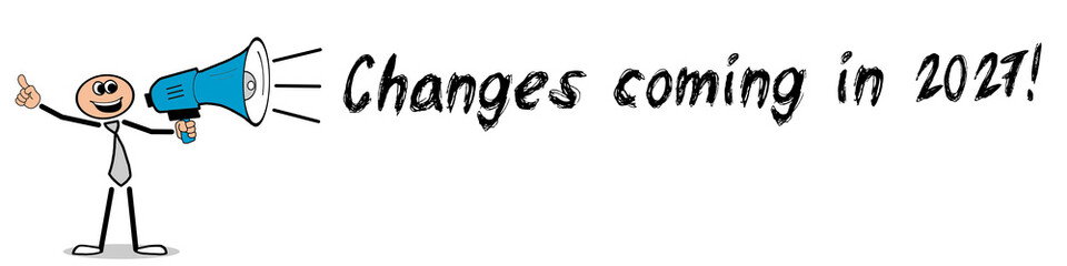 Changes coming in 2027!