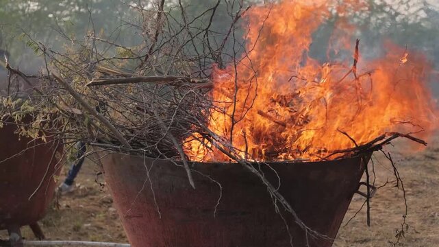 Making biochar by heating organic material in a controlled environment to produce carbon and sustainable energy generation process.