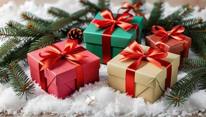 christmas tree with gifts