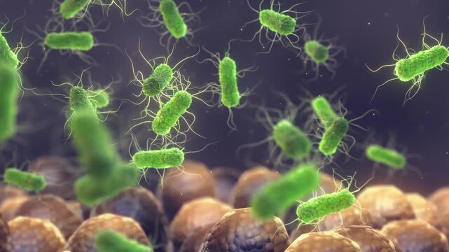 Escherichia coli (E. coli) bacteria. E. coli strains becoming a global threat after been long considered a natural gut flora resident bacteria. Antimicrobial resistant (AMR) bacteria