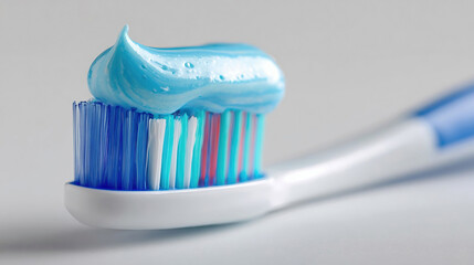 toothbrush with toothpaste