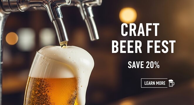 Craft Beer Fest Promotion - Enjoy 20 Off Delicious Brews. - Powered by Adobe