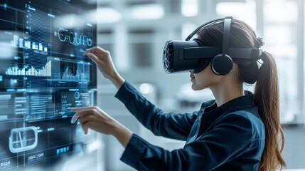 Innovative Digital Financial Analysis with Immersive Data Visualization for Stock Market Predictions