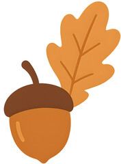 도토리와 참나무 잎.png