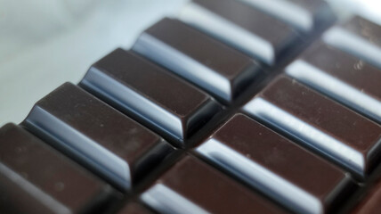 carrés de chocolat