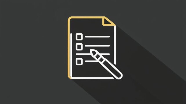 selection line icon animation, icon animated