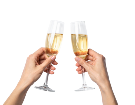 Minimalist Corporate New Year Toast