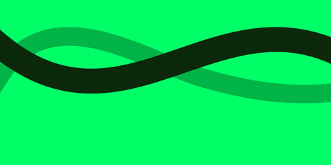Green Abstract Wave Background Design