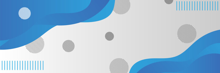 Blue wave abstract background. Liquid color background design. Fluid gradient shapes composition. Futuristic design for posters, banner, web header, presentation design and much more