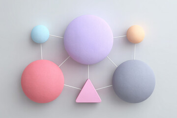 Colorful Connected Spheres with Central Triangle