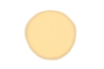 Glowing yellow orb creating soft bokeh light effect with transparent background for design overlay