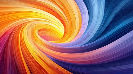 Fototapeta premium Abstract colorful swirling lines