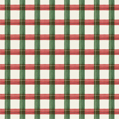 Watercolor Retro Stripe Christmas Seamless Pattern.eps