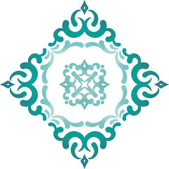 ornamental round lace pattern