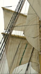 background - an old sailing ship