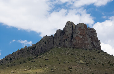 photos of rural areas, landscapes, cliffs and cloudy skies for the background.