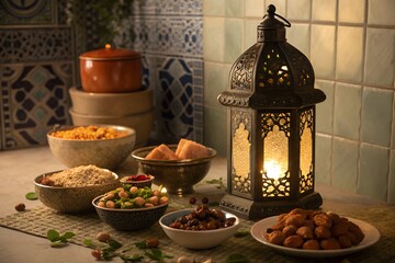 Maghrebi Cuisine Traditional Baklava Sellou Makrout Couscous Chebakia Tagine Ghriba Harira Moroccan Algerian Tunisian Food Authentic Cultural North African Gastronomy Heritage Ramadan Feast Artisanal.