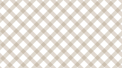 Diagonal brown checkered plaid in the white background	