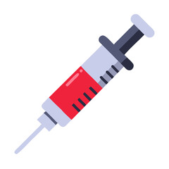 Injection syringe icon Material SVG Icon