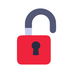 Open lock icon Material SVG Icon