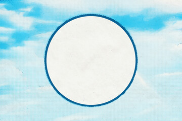 vintage clouds with copyspace