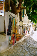Greece, Amorgos Island, Chora, Shop