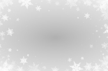 Bright Winter Postcard Decoration.