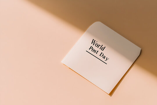 Celebrating World Post Day with a simple yet elegant design. A reminder of global connectivity and the power of communication across borders. #WorldPostDay #Communication