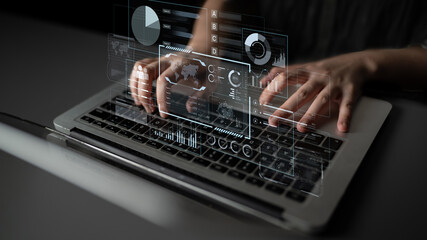 A comprehensive business intelligence dashboard for data analysis. The interface displays global...