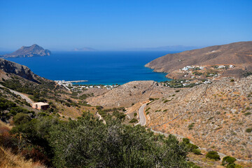 Obraz premium Greece, Amorgos Island, Aigiali