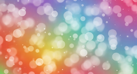 Colorful Bokeh Light Circles on Abstract Background for Festive Visual Design, Photography, and Creative Inspiration, 4K image 